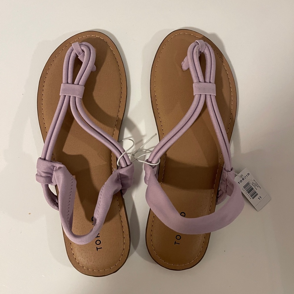 Light purple torrid sandals NWT